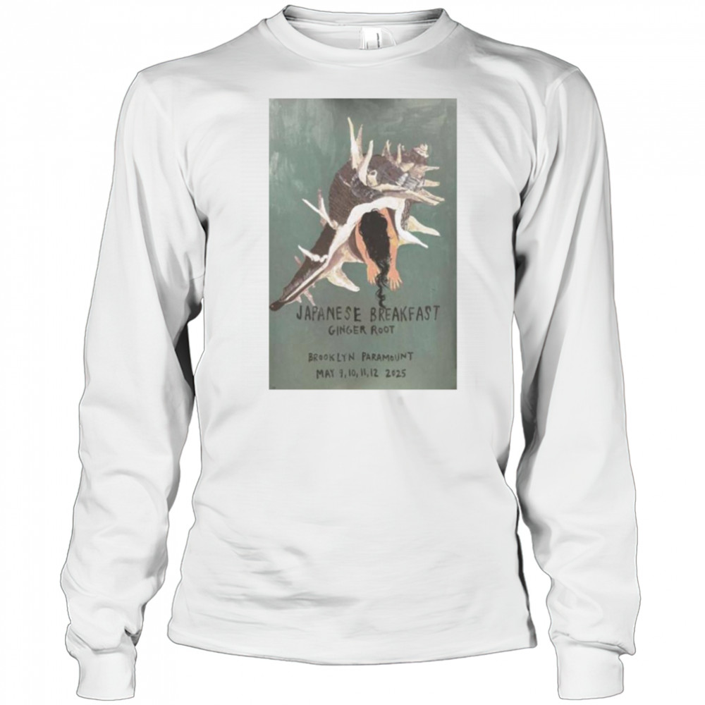 Japanese Breakfast Ginger Root May 12 2025 Brooklyn NY T shirts Long Sleeved