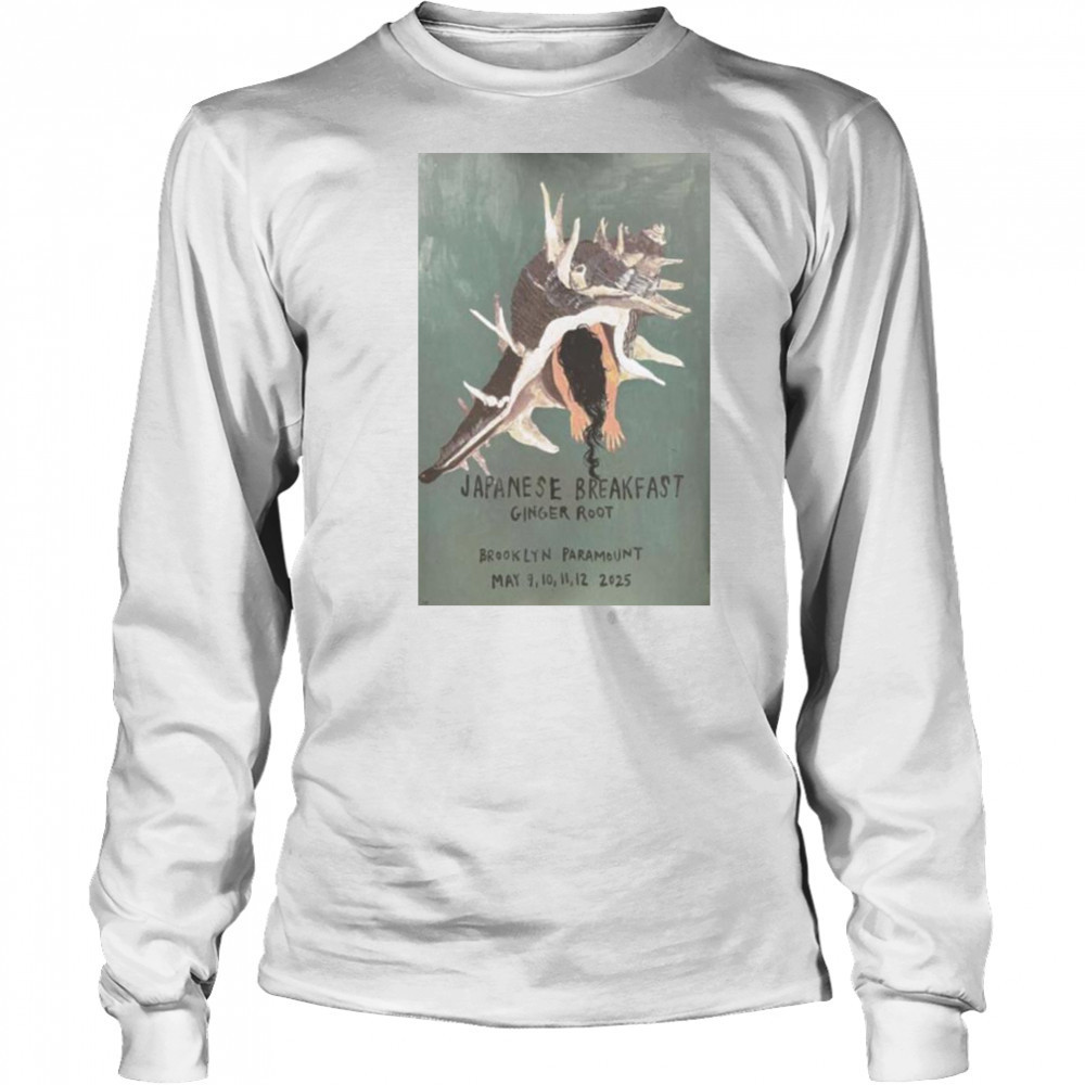 Japanese Breakfast Ginger Root May 12 2025 Brooklyn NY T shirts Long Sleeved