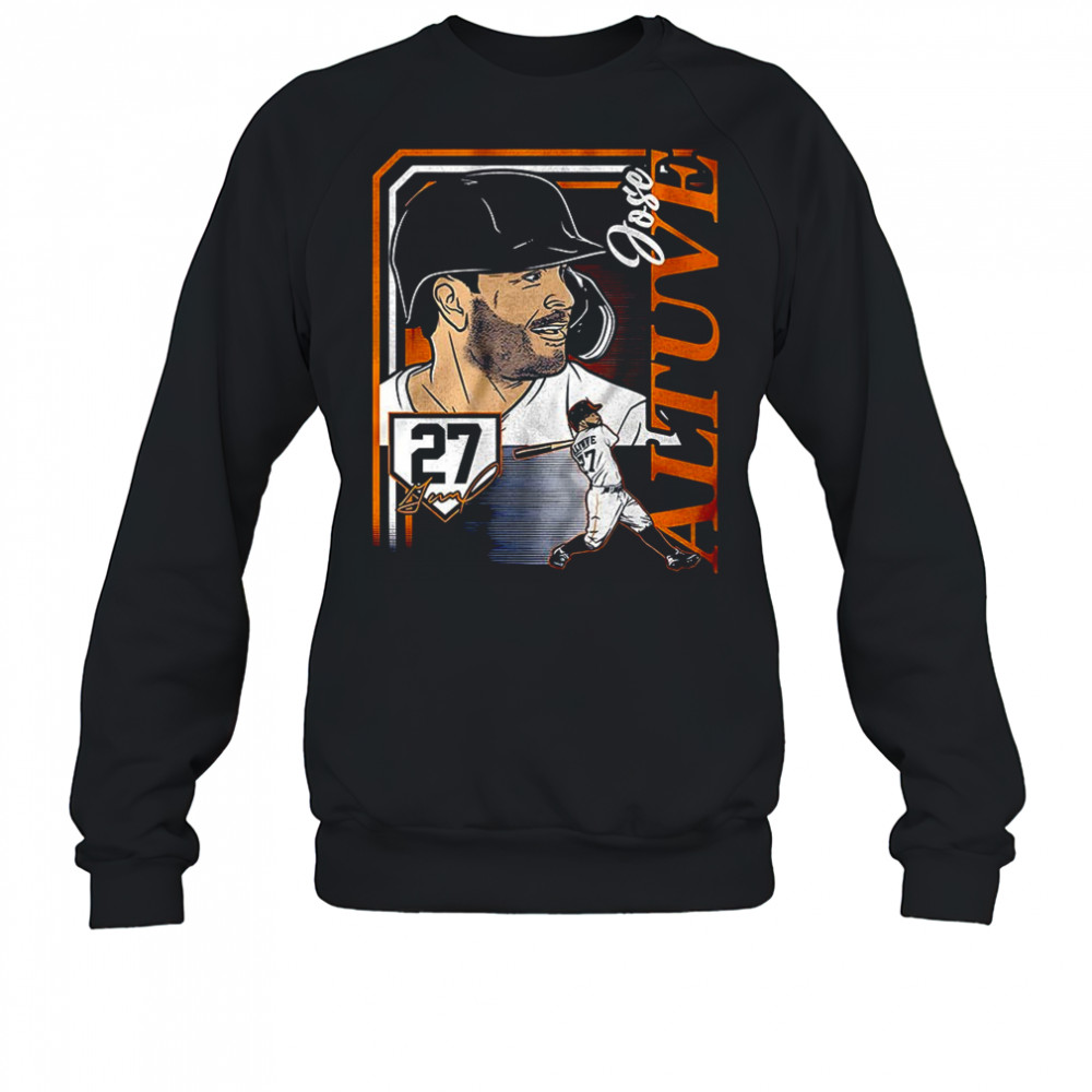 Jose Altuve Houston Astros MLB collage frame graphic shirt Sweatshirt