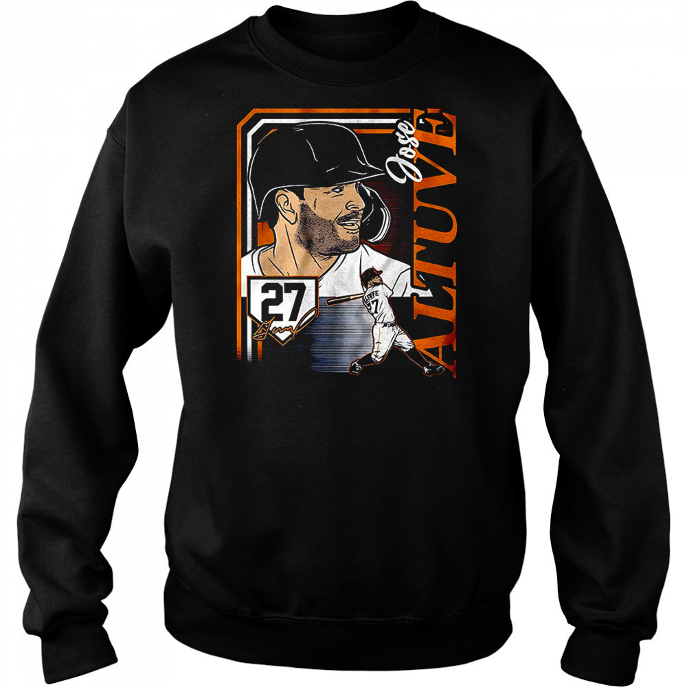 Jose Altuve Houston Astros MLB collage frame graphic shirt Hoodie