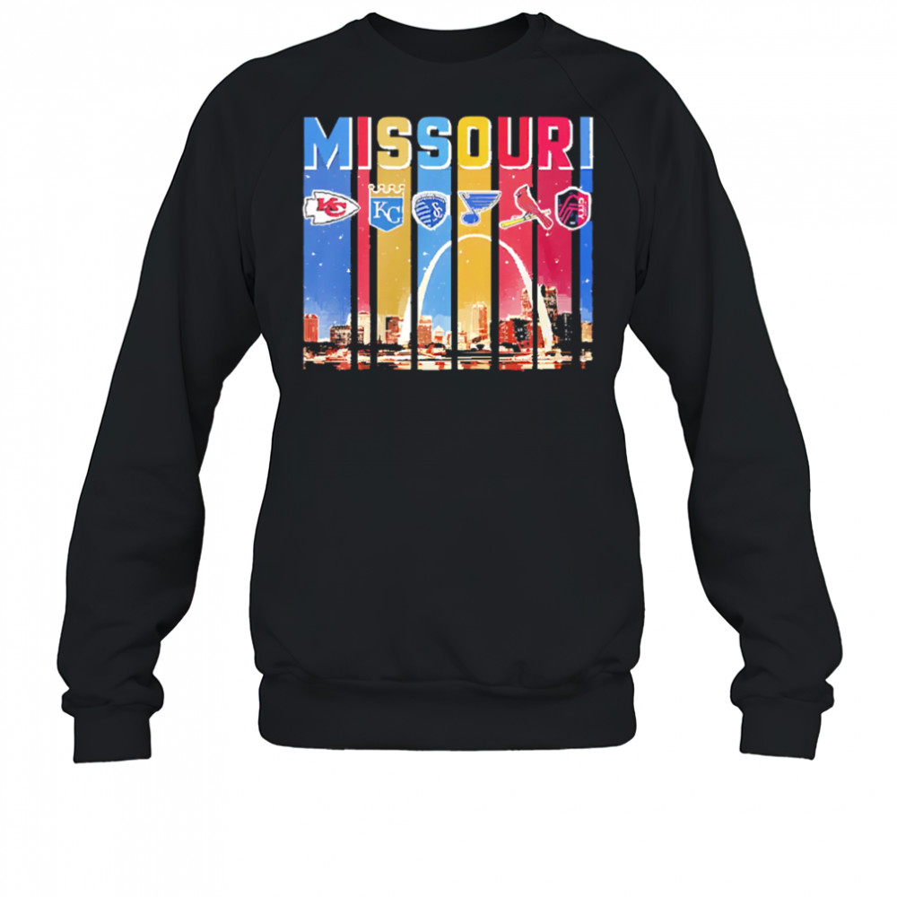 Kansas City Chiefs Royals St. Louis Cardinals Blues Sport City Missouri shirt Sweatshirt