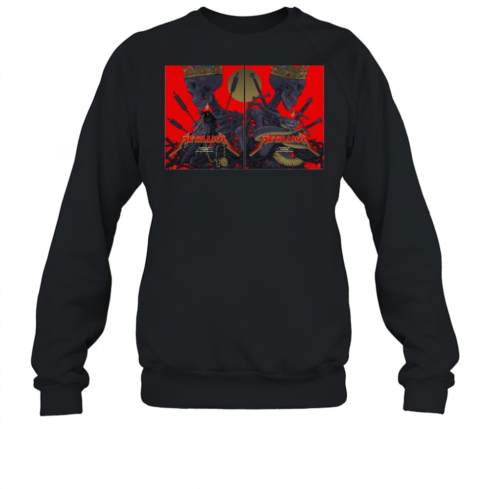 Metallica Columbus OH May 9 – 11 2025 Historic Crew Stadium Poster t-shirt Sweatshirt