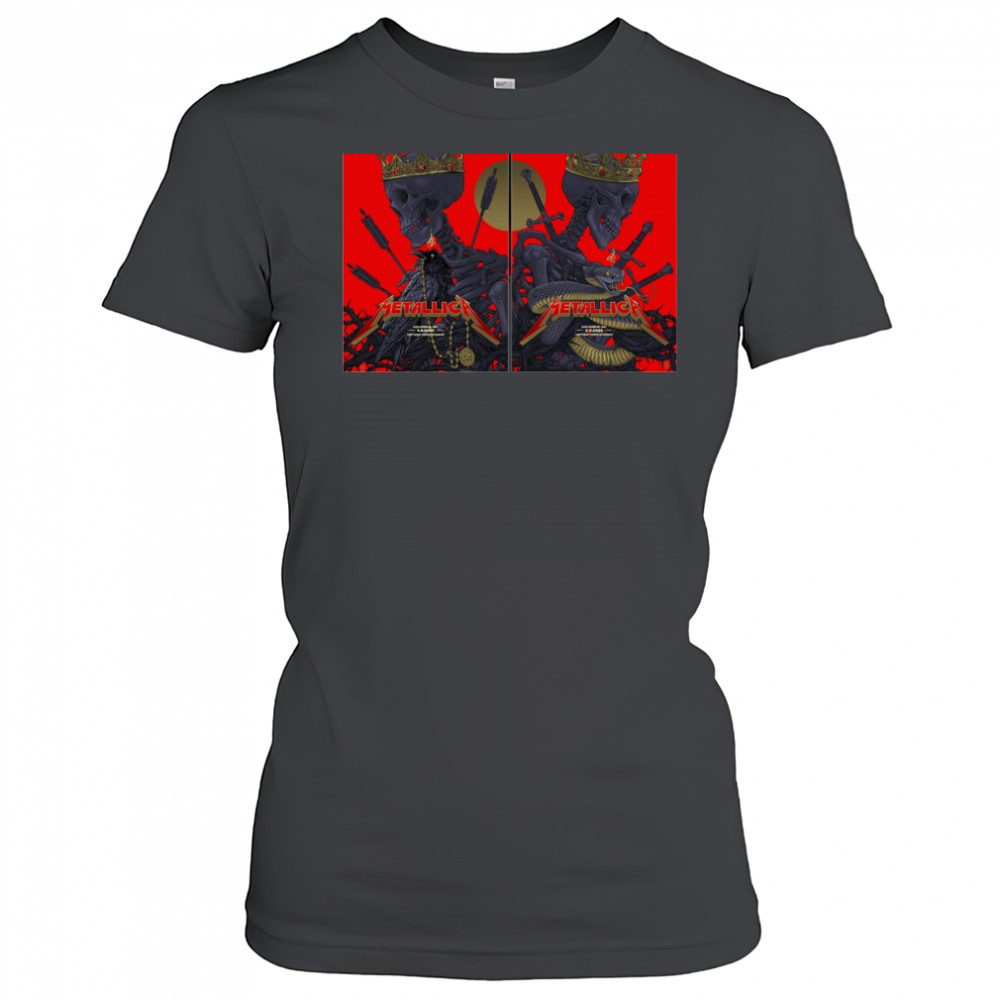 Metallica Columbus OH May 9 – 11 2025 Historic Crew Stadium Poster t-shirt Women's T-shirt