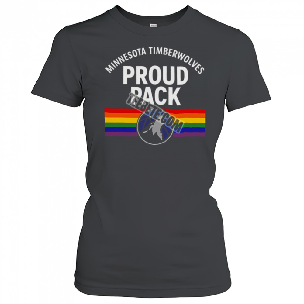 Minnesota Timberwolves Lgbt Pride Proud Pack Shirt Women's T-shirt