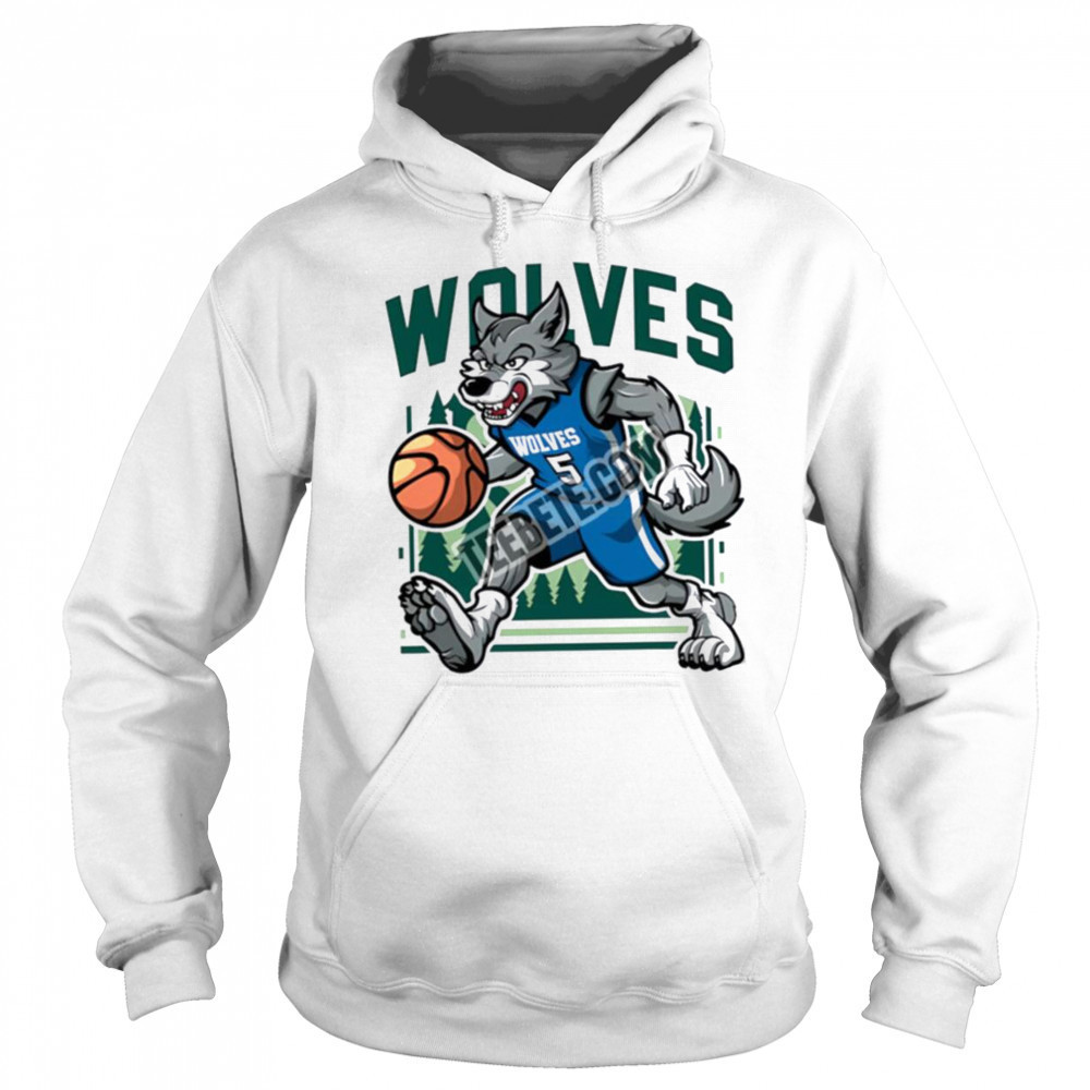 Minnesota Timberwolves Mascot Basketball Shirt Sweatshirt