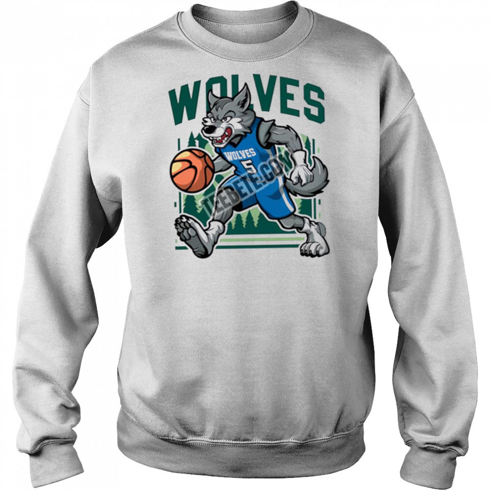 Minnesota Timberwolves Mascot Basketball Shirt Hoodie