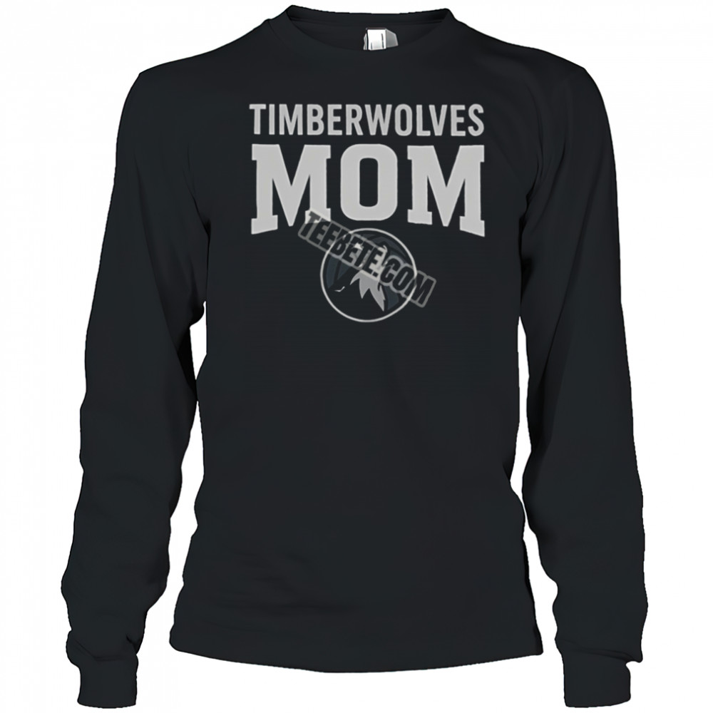 Minnesota Timberwolves Mom For Mother Day Shirt Long Sleeved