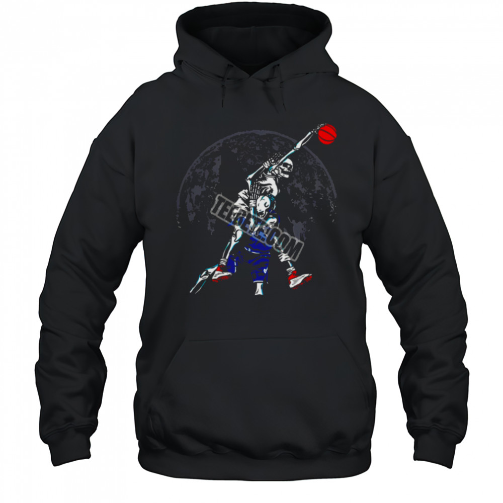 Minnesota Timberwolves Skeleton Playing Basketball Shirt Hoodie