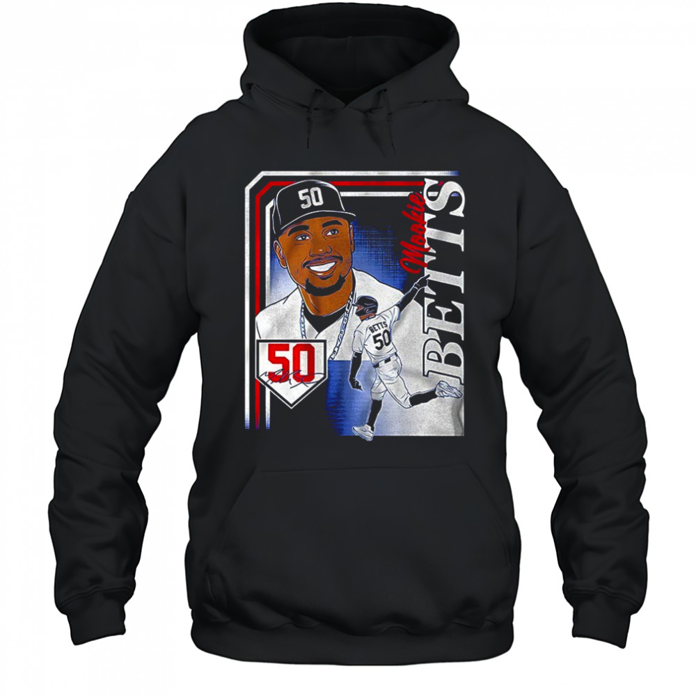 Mookie Betts Los Angeles Dodgers MLB collage frame graphic shirt Hoodie