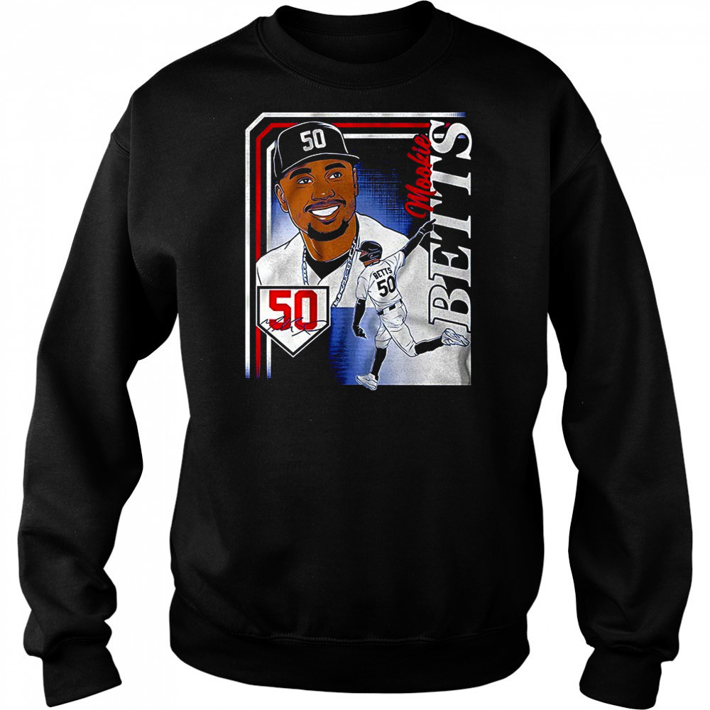 Mookie Betts Los Angeles Dodgers MLB collage frame graphic shirt Hoodie