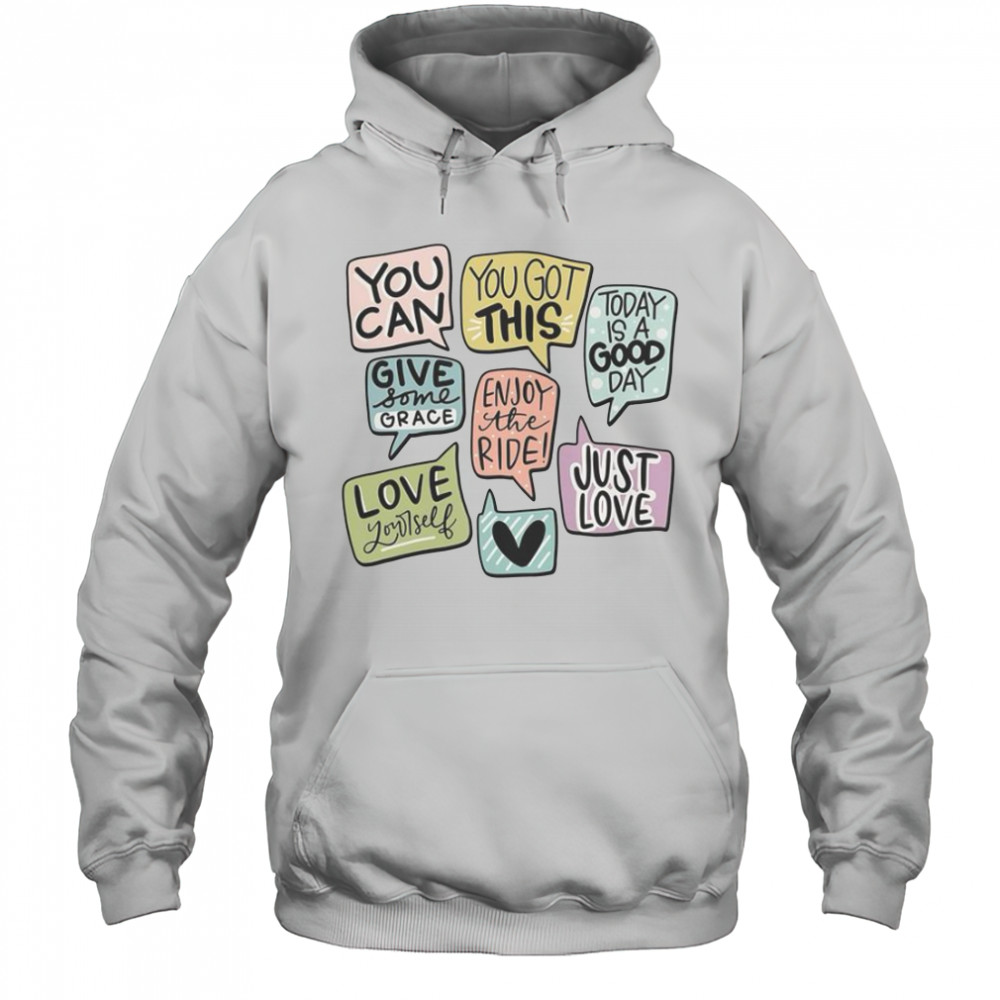 Motivational Speech Bubbles T-Shirt Hoodie
