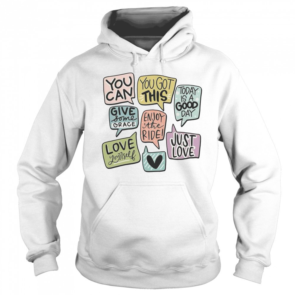 Motivational Speech Bubbles T-Shirt Sweatshirt