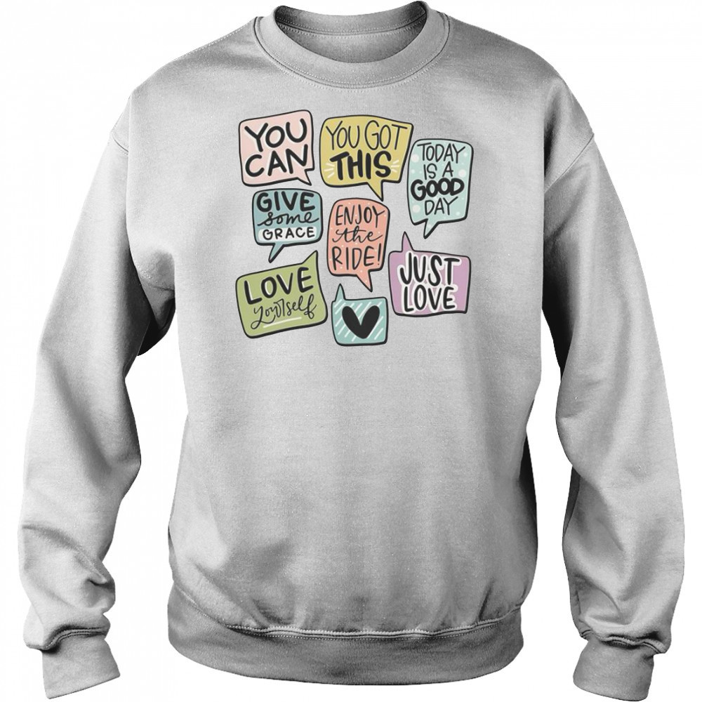 Motivational Speech Bubbles T-Shirt Hoodie