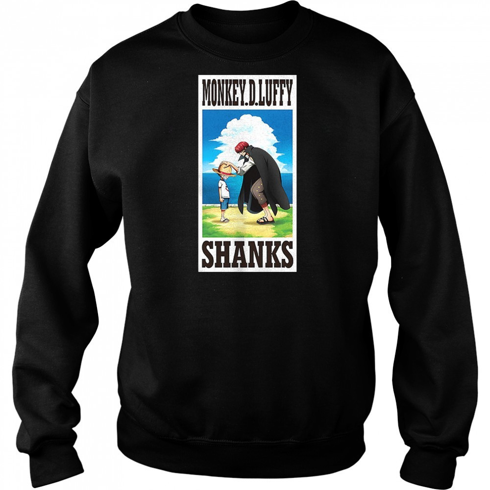 One Piece Monkey D Luffy shanks shirt Hoodie