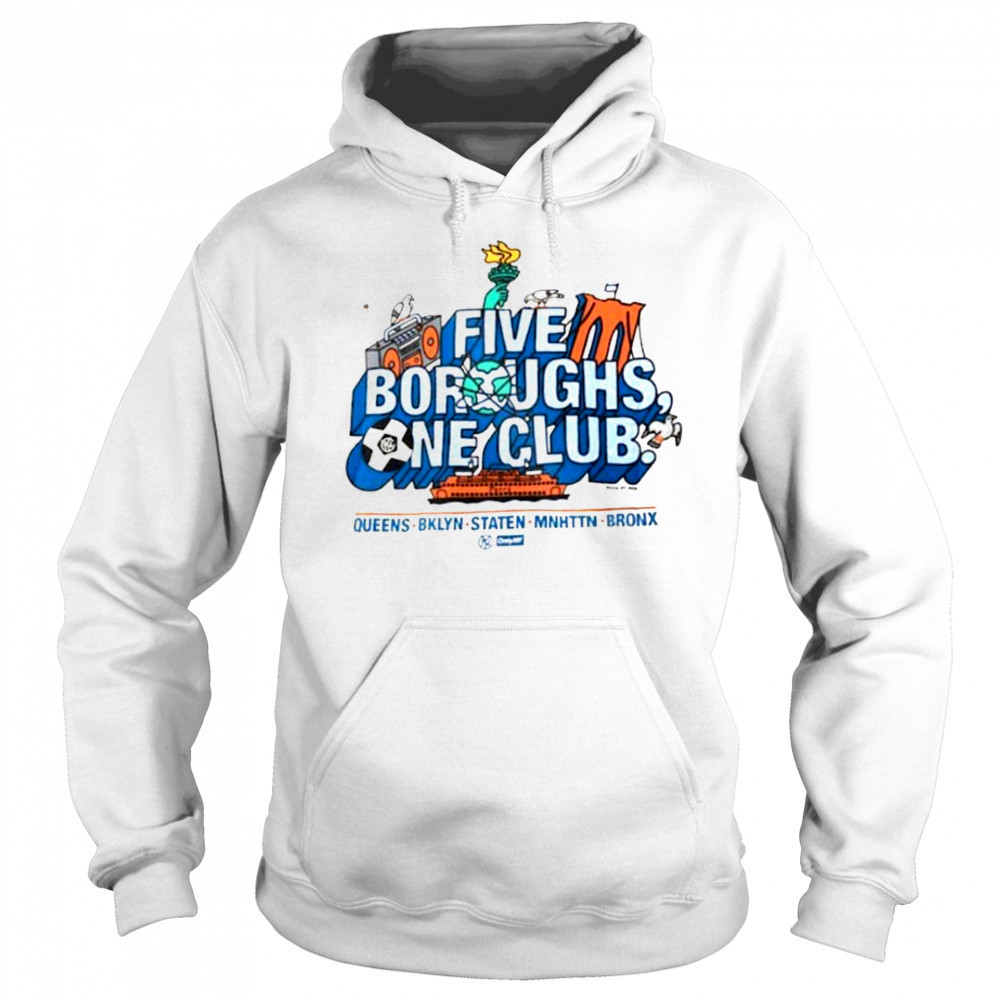 Only NY x NYCFC Unisex Five Boroughs T Shirt Sweatshirt