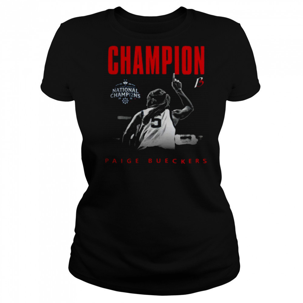 Paige Bueckers Merch UConn NCAA Women’s Basketball Paige Bueckers National Champion T Shirt Women's T-shirt