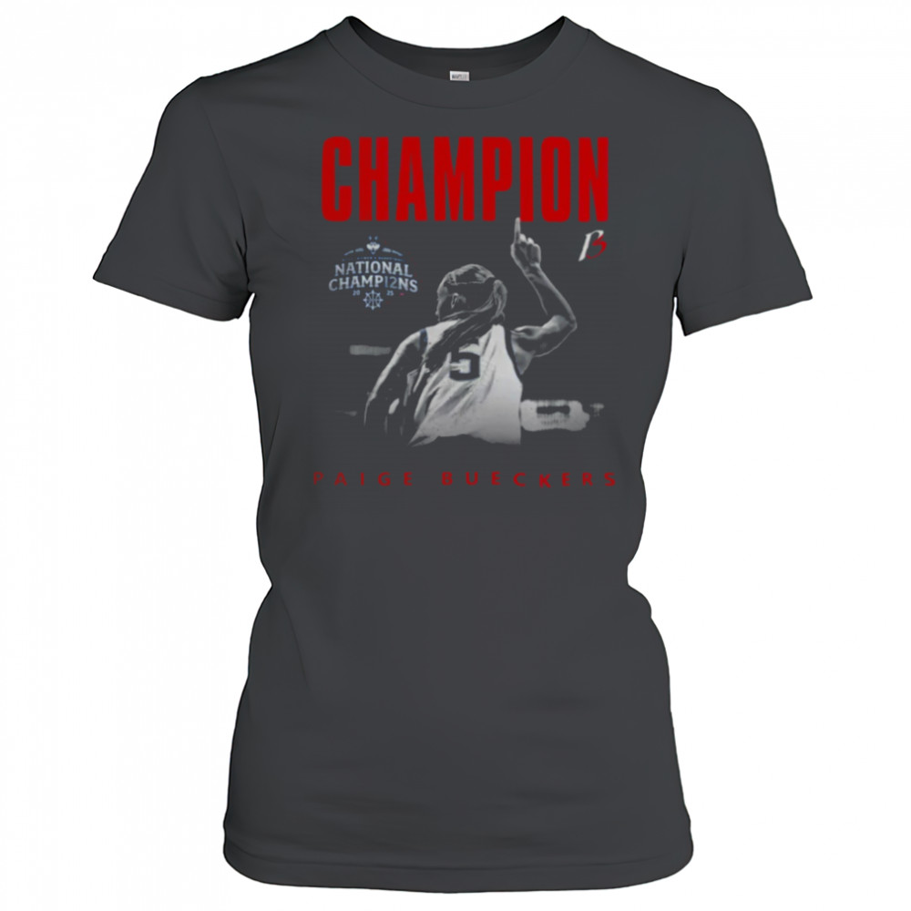 Paige Bueckers Merch UConn NCAA Women’s Basketball Paige Bueckers National Champion T Shirt Women's T-shirt