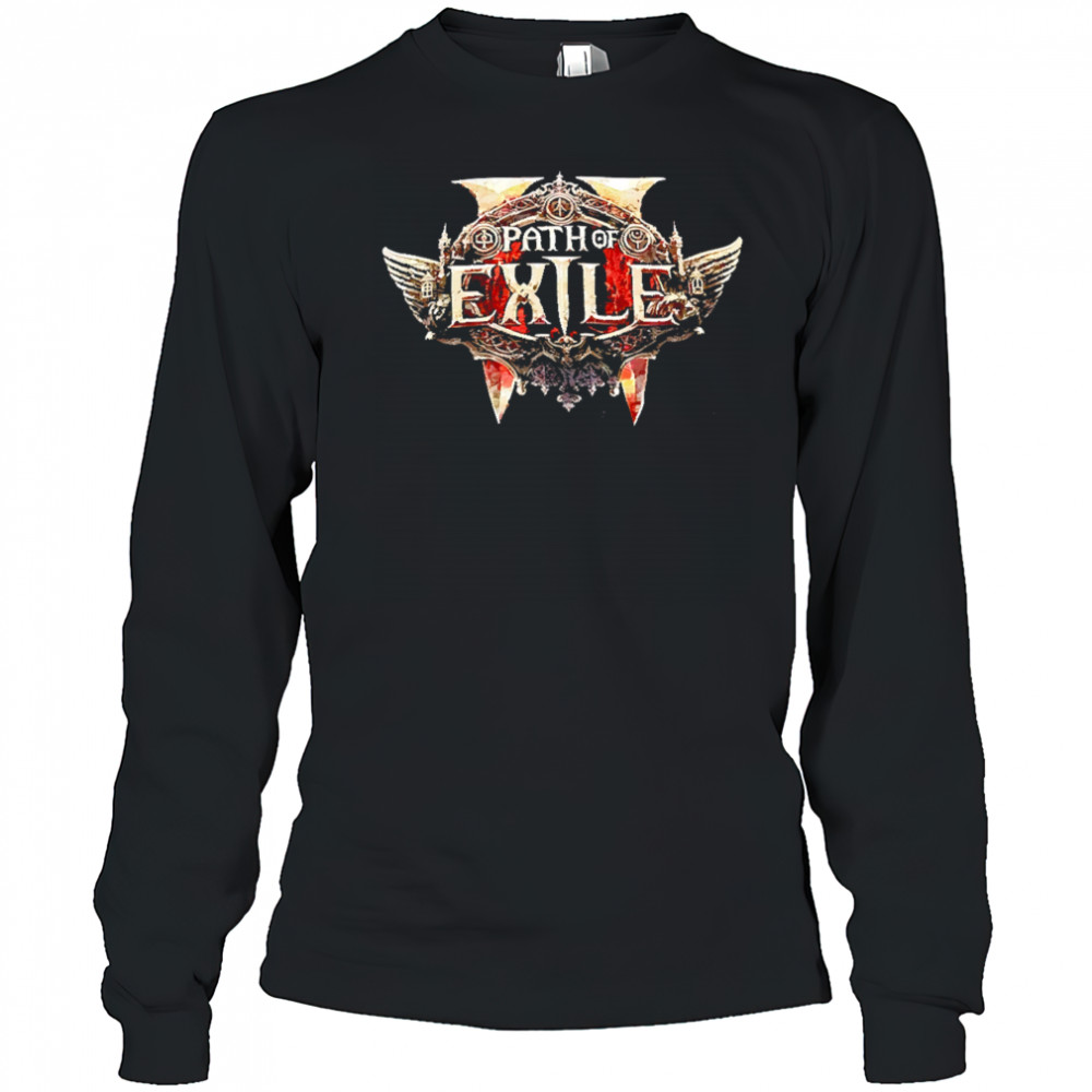 Path of Exile logo shirt Long Sleeved