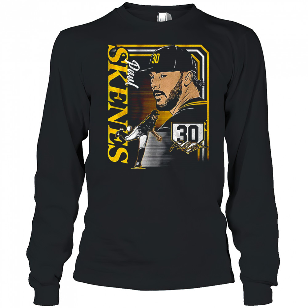 Paul Skenes Pittsburgh Pirates MLB collage frame graphic shirt Long Sleeved