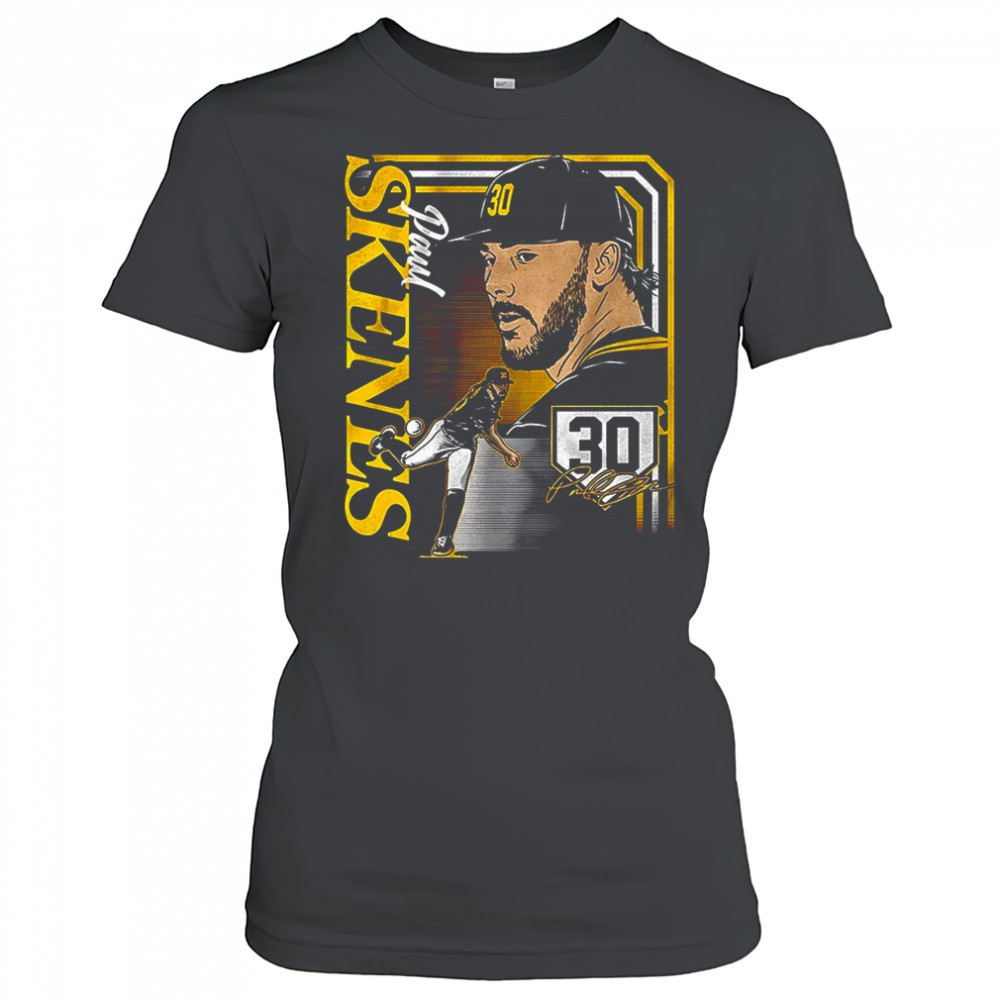 Paul Skenes Pittsburgh Pirates MLB collage frame graphic shirt Women's T-shirt