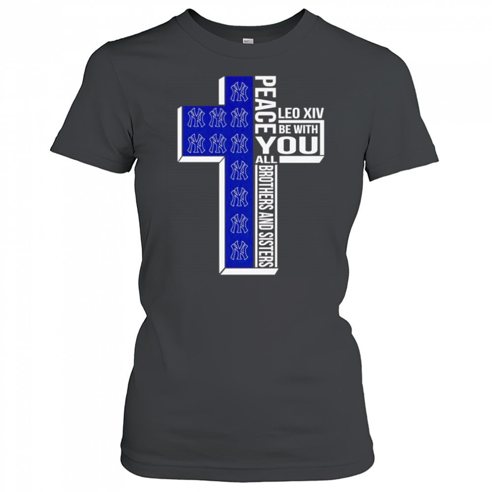 Peace Leo XIV be with you all brothers and sisters Los Angeles Dodgers shirt Women's T-shirt