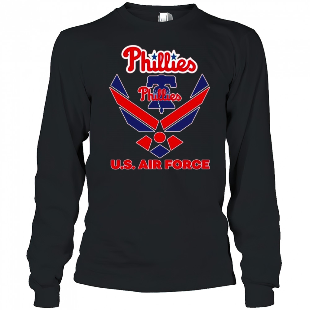 Philadelphia Phillies Us Air Force 2025 Shirt Long Sleeved