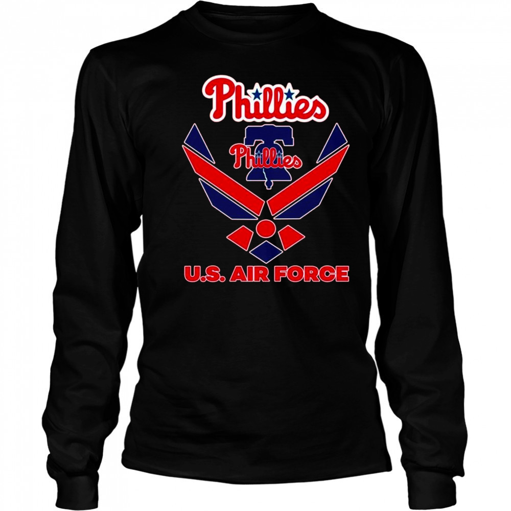 Philadelphia Phillies Us Air Force 2025 Shirt Long Sleeved