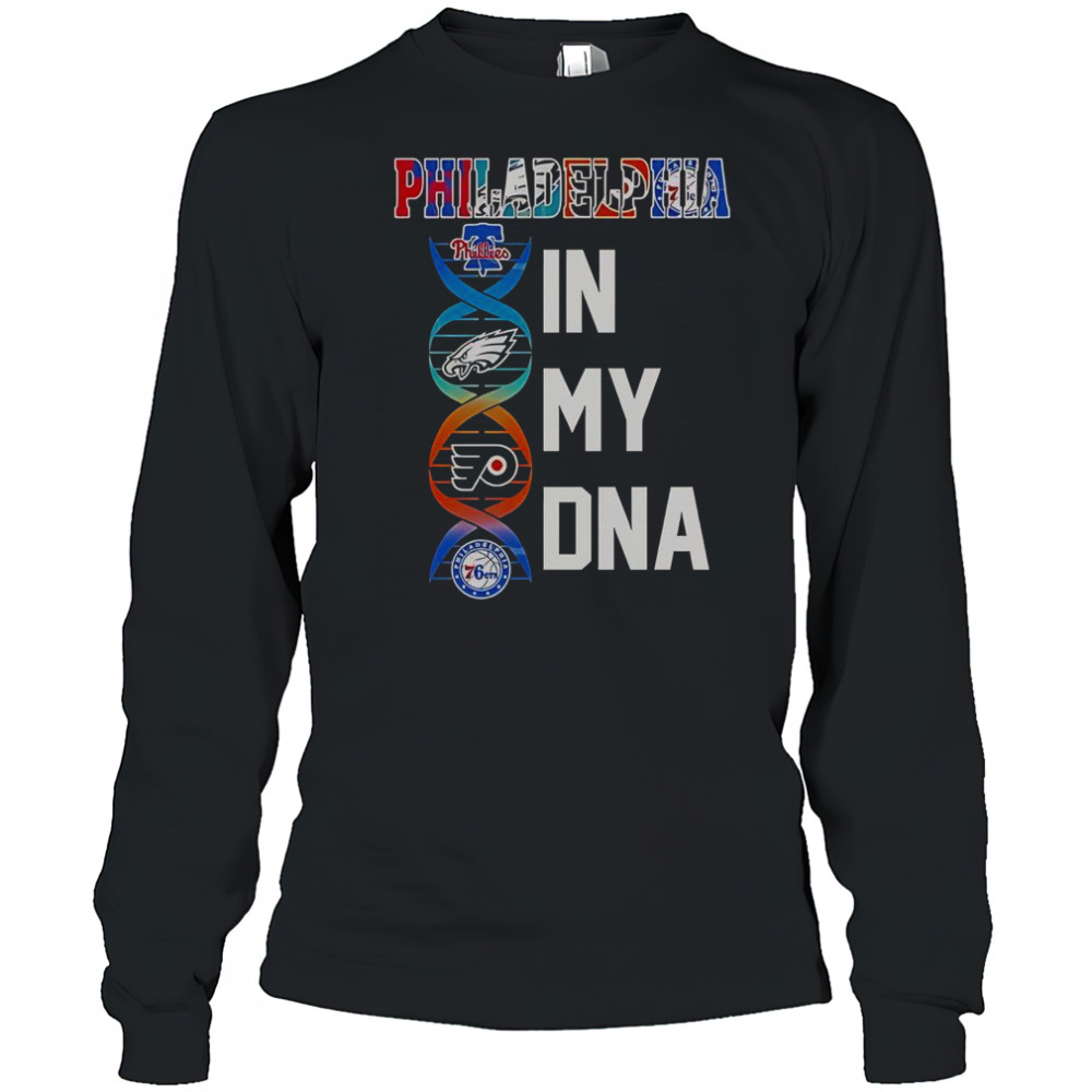 Philadelphia Team In My DNA T-Shirt Long Sleeved