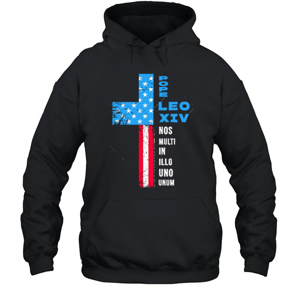 Pope Leo XIV American Flag Election Pontifex Pope Leo XIV shirt Hoodie