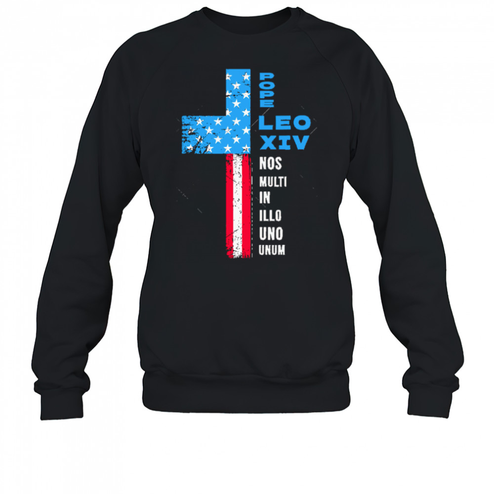 Pope Leo XIV American Flag Election Pontifex Pope Leo XIV shirt Sweatshirt