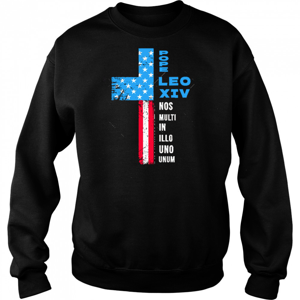 Pope Leo XIV American Flag Election Pontifex Pope Leo XIV shirt Hoodie