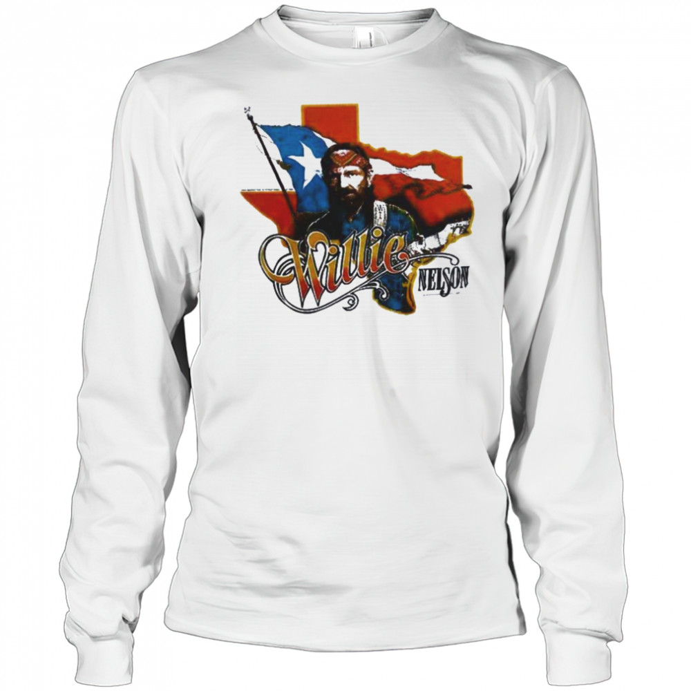 Post Malone wear 1984 Willie Nelson & Family Wrangler 2025 Special T Shirt Long Sleeved