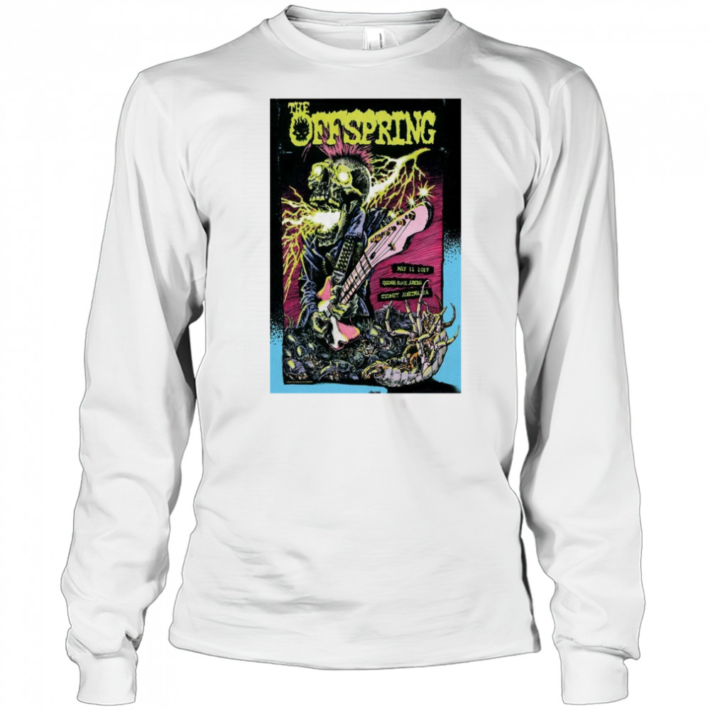 Poster The Offspring May 11 2025 Qudos Bank Arena Sydney Australia t-shirt Long Sleeved