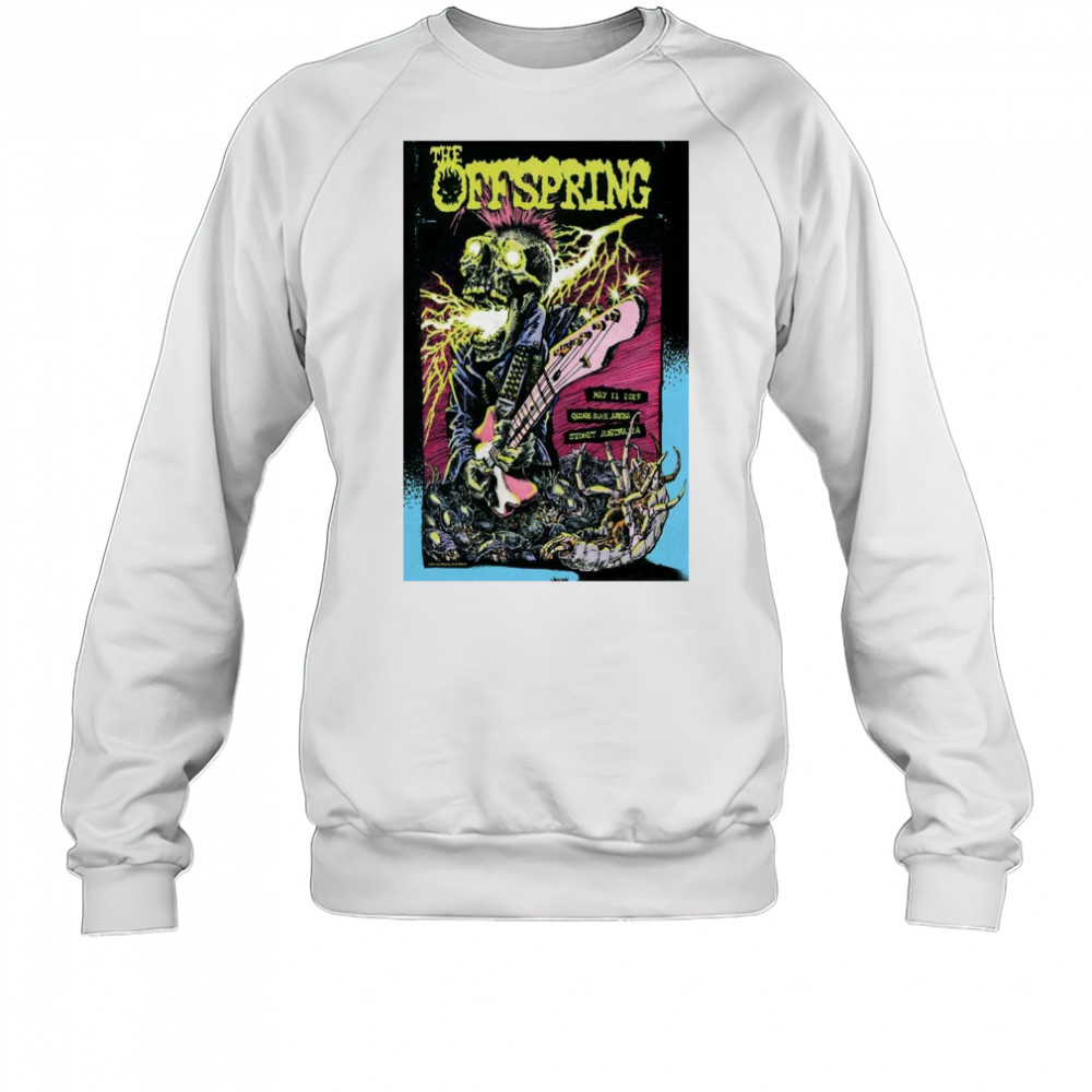 Poster The Offspring May 11 2025 Qudos Bank Arena Sydney Australia t-shirt Sweatshirt