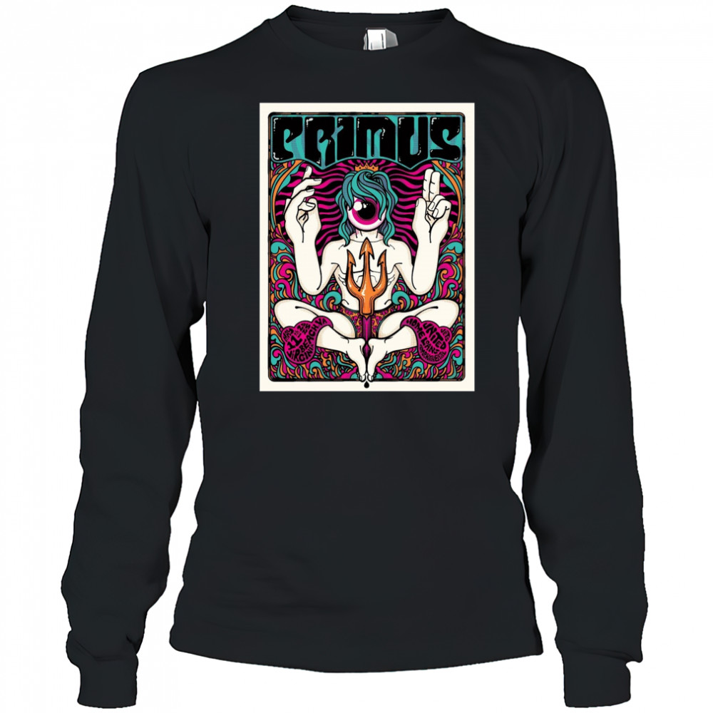 Primus May 11th 2025 2025 Veterans United Home Loans Amphitheater Virginia Beach t-shirt Long Sleeved