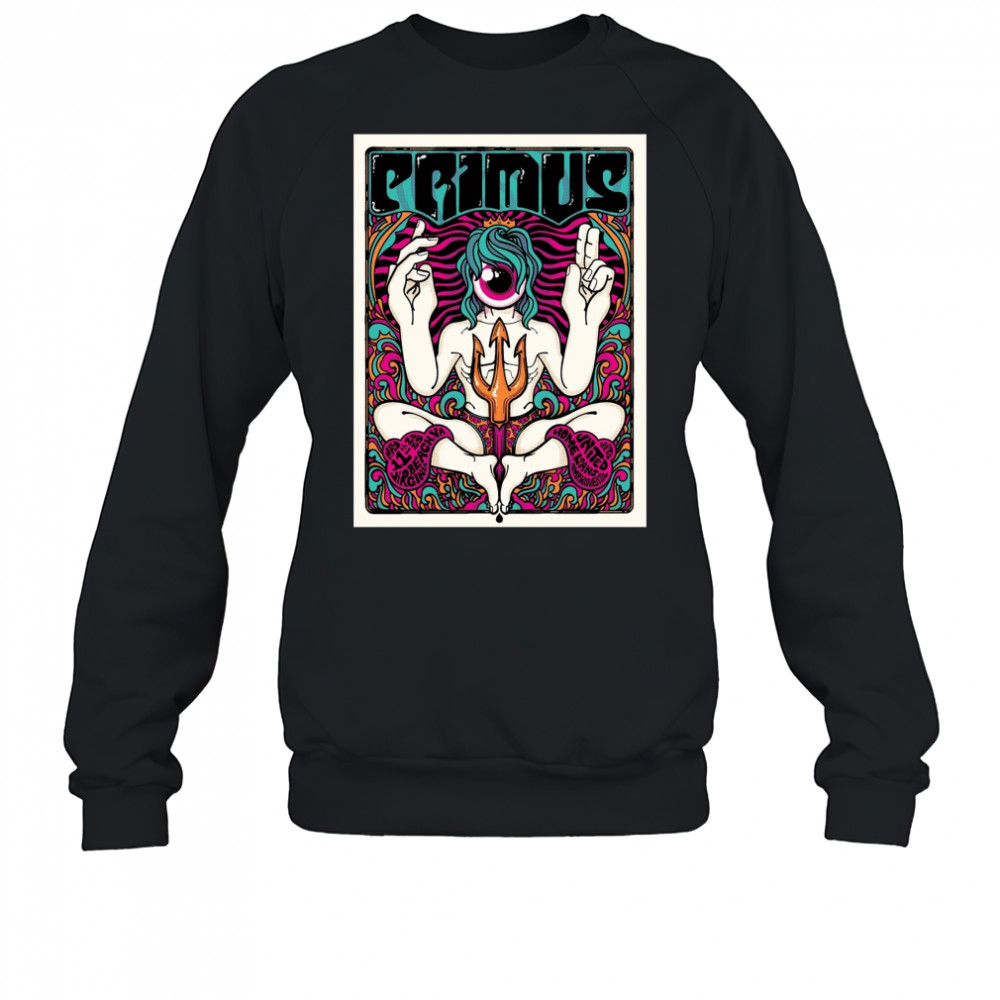 Primus May 11th 2025 2025 Veterans United Home Loans Amphitheater Virginia Beach t-shirt Sweatshirt