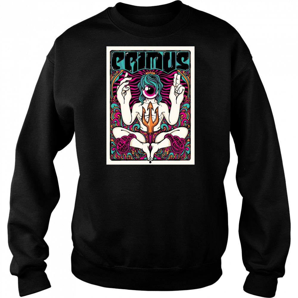 Primus May 11th 2025 2025 Veterans United Home Loans Amphitheater Virginia Beach t-shirt Hoodie