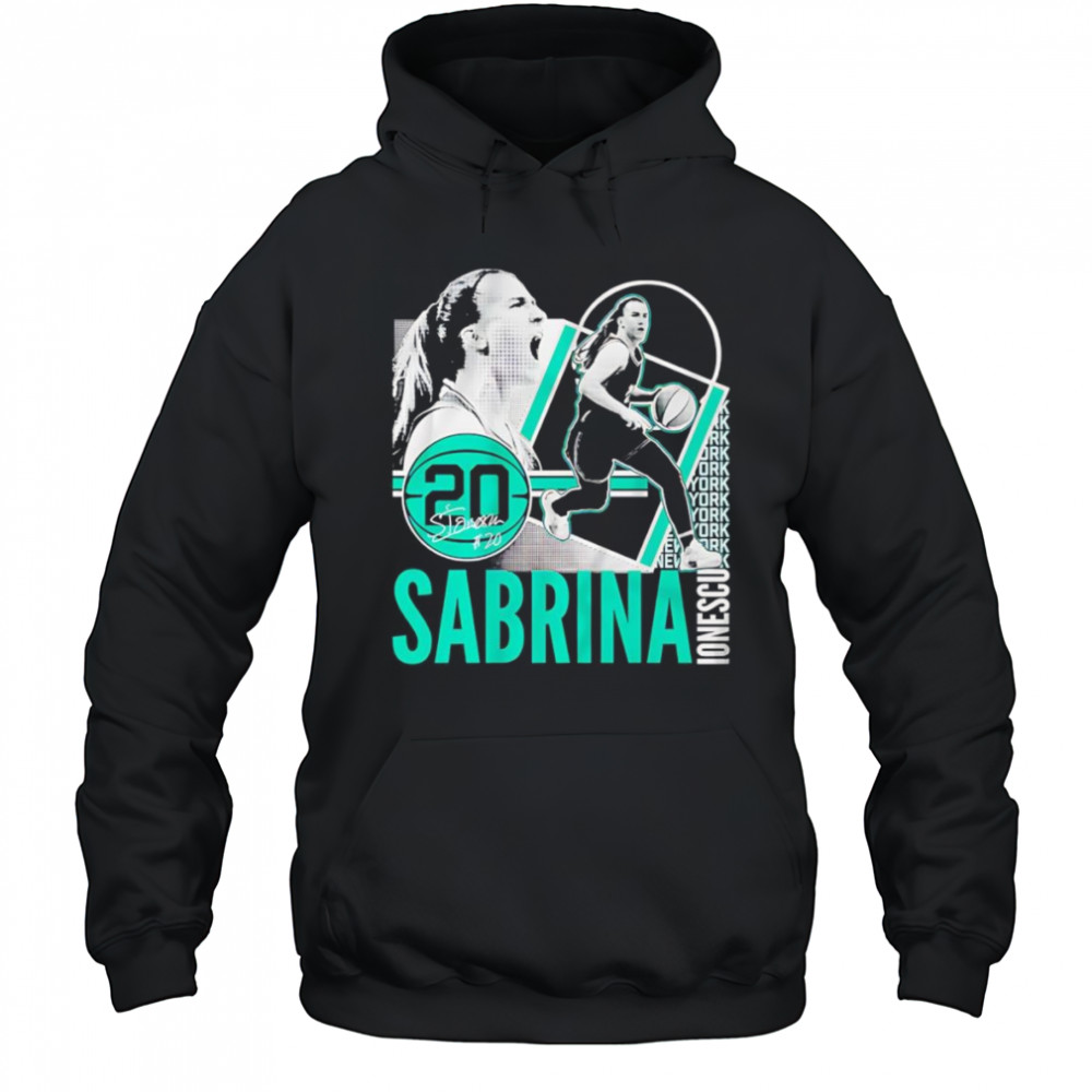 Sabrina Ionescu collage frame shirt Hoodie