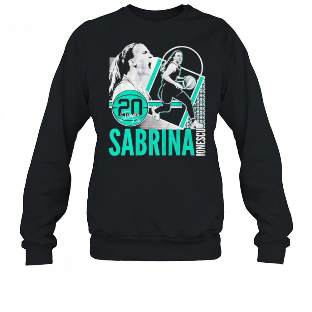 Sabrina Ionescu collage frame shirt Sweatshirt
