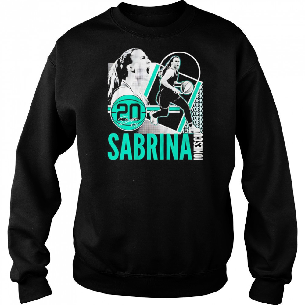 Sabrina Ionescu collage frame shirt Hoodie
