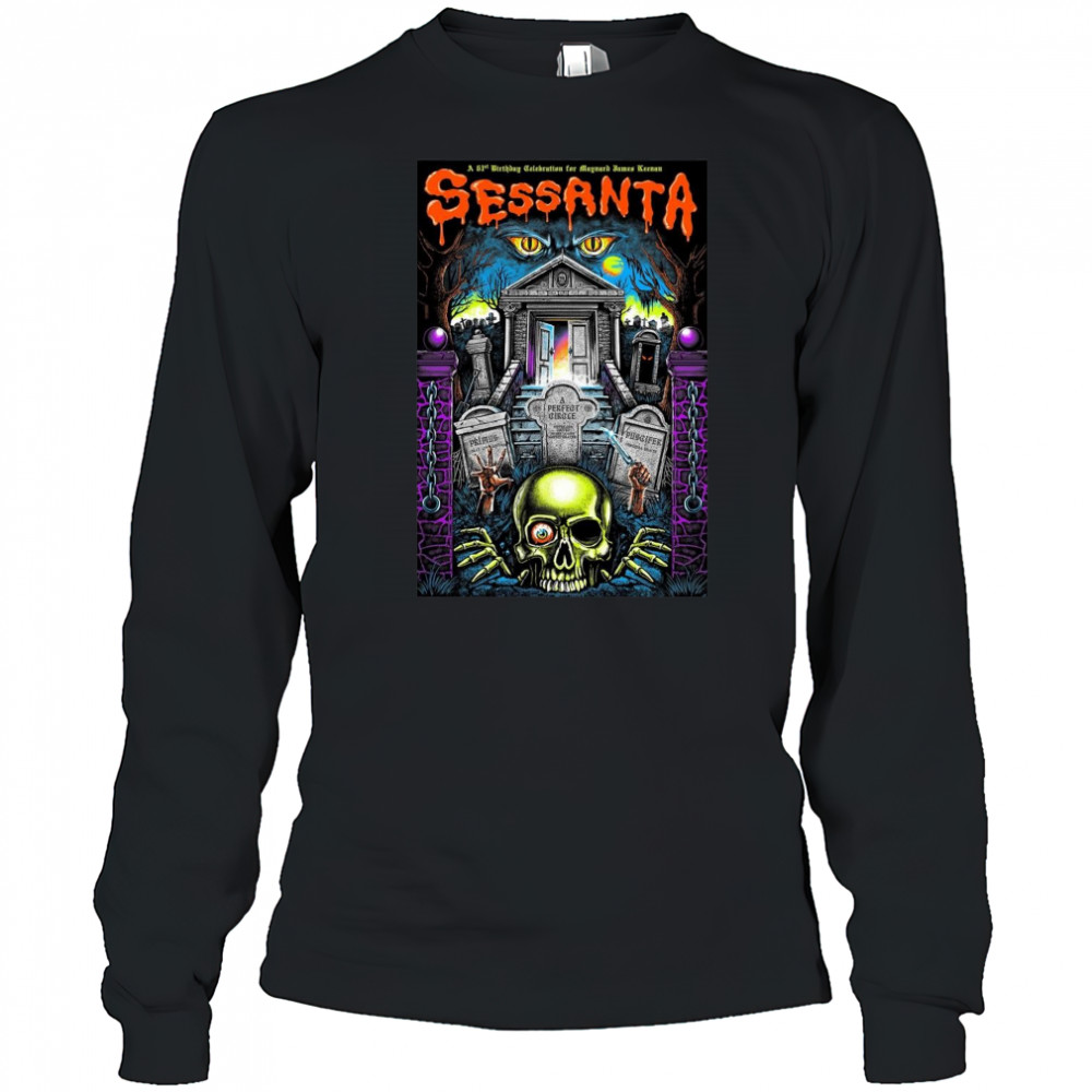 Sessanta With Primus A Perfect Circle Puscifer May 11 2025 Veterans United Home Loans Amphitheater Poster t-shirt Long Sleeved