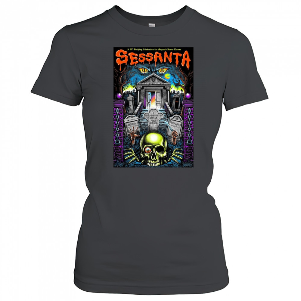 Sessanta With Primus A Perfect Circle Puscifer May 11 2025 Veterans United Home Loans Amphitheater Poster t-shirt Women's T-shirt