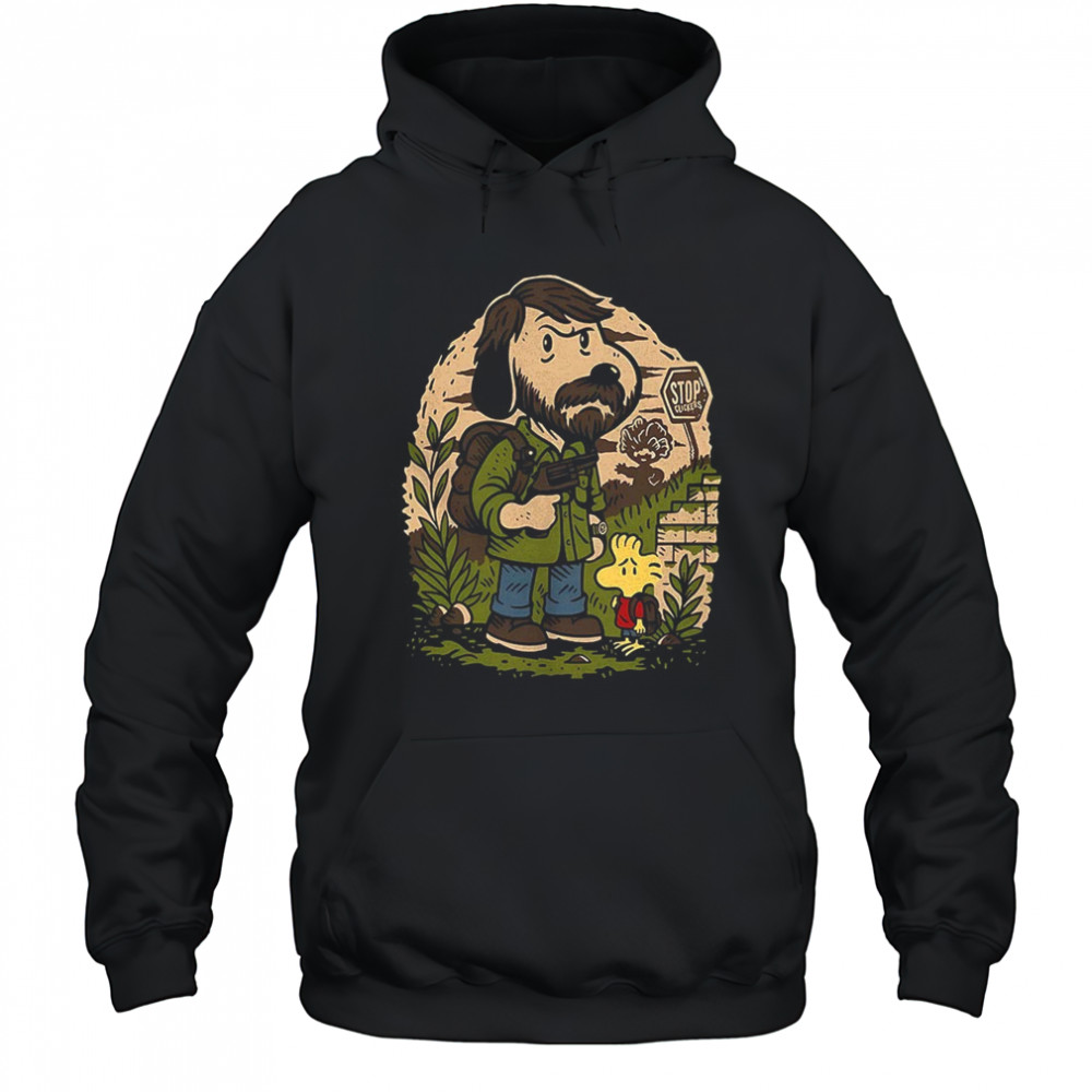 Snoopy and Woodstock Joel and Ellie The Last of Us The Last of Dogs shirt Hoodie
