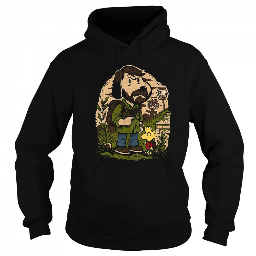 Snoopy and Woodstock Joel and Ellie The Last of Us The Last of Dogs shirt Sweatshirt
