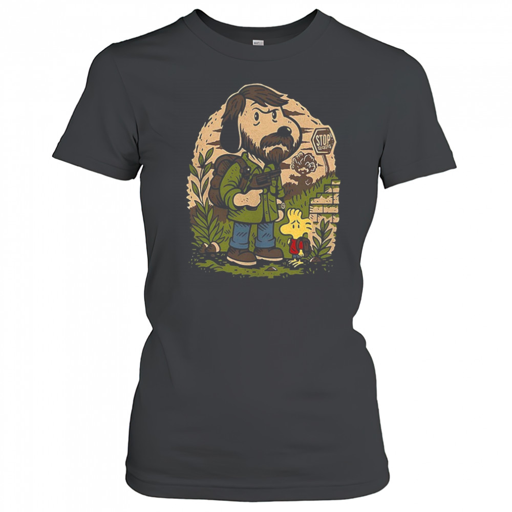 Snoopy and Woodstock Joel and Ellie The Last of Us The Last of Dogs shirt Women's T-shirt