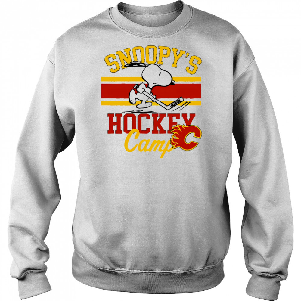 Snoopy Calgary Flames Snoopy’s Camp shirt Hoodie