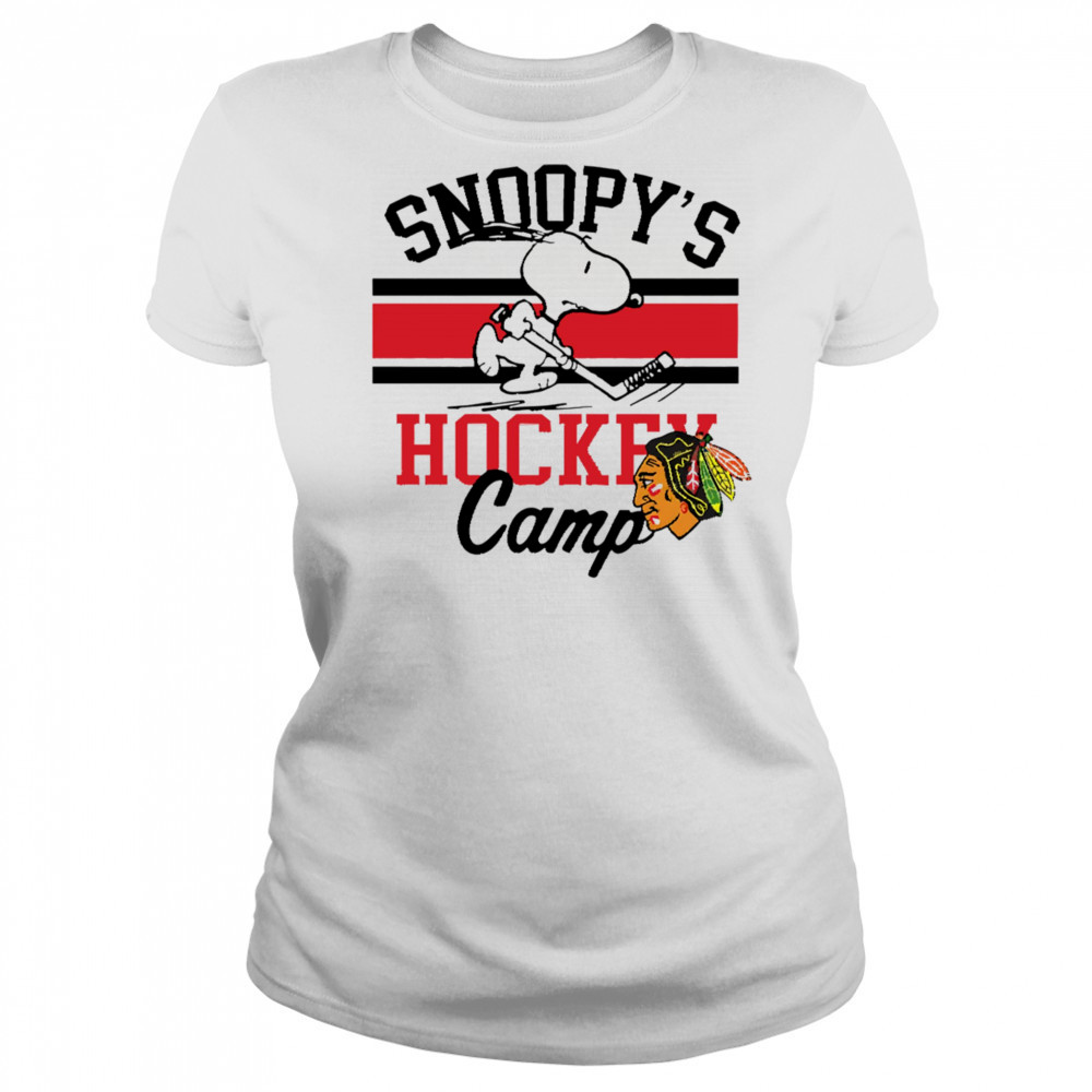 Snoopy Chicago Blackhawks Snoopy’s Camp shirt Women's T-shirt