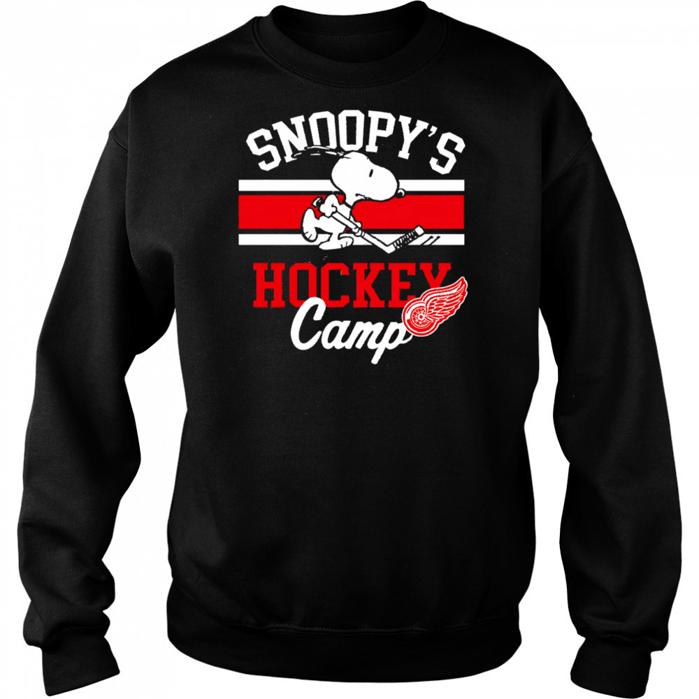 Snoopy Detroit Red Wings Snoopy’s Camp shirt Hoodie