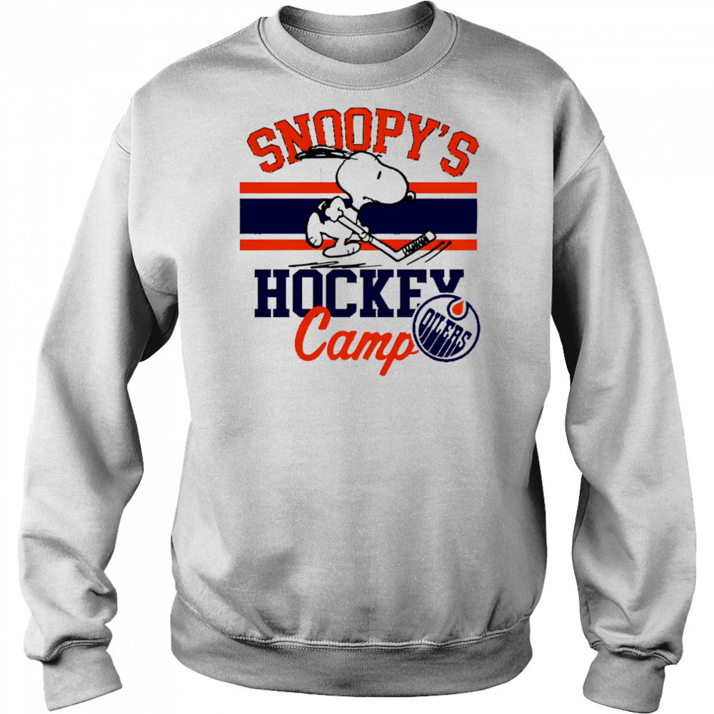 Snoopy Edmonton Oilers Snoopy’s Camp shirt Hoodie