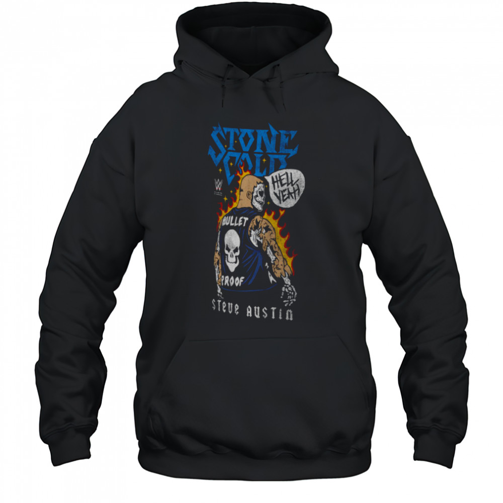 Stone Cold Steve Austin Ripple Junction Skeleton T Shirt Hoodie